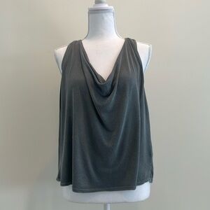 Truly Madly Deeply Gray Distressed Look Tank
